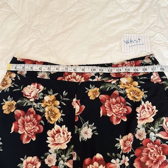 Wild fable flowy flowered crop pants cute w/tank blouse sweater sandals booties - Picture 2 of 16